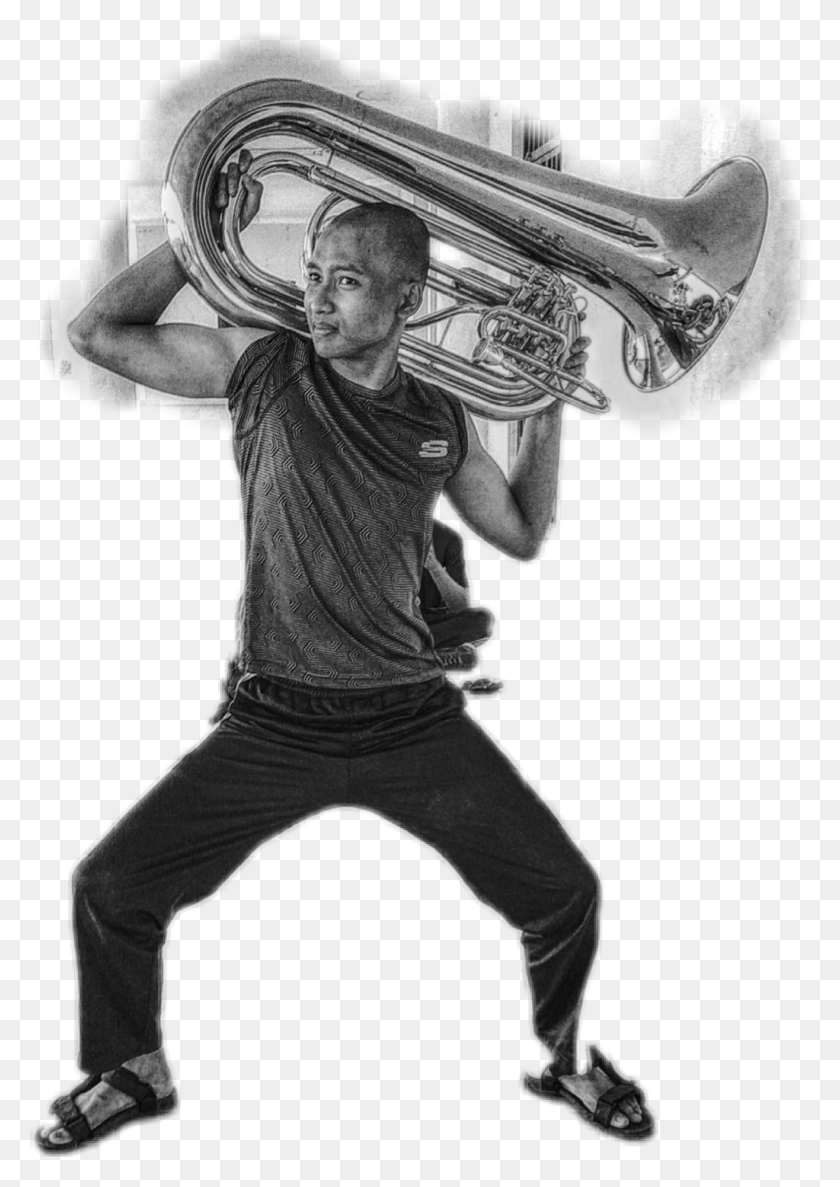 1024x1480 Tuba Sticker Types Of Trombone, Horn, Brass Section, Musical Instrument HD PNG Download