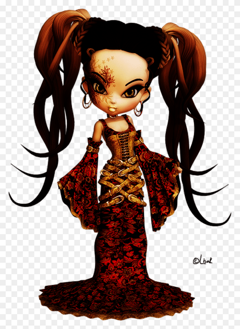 800x1121 Tube Cookie Sslisa, Clothing, Apparel, Doll HD PNG Download