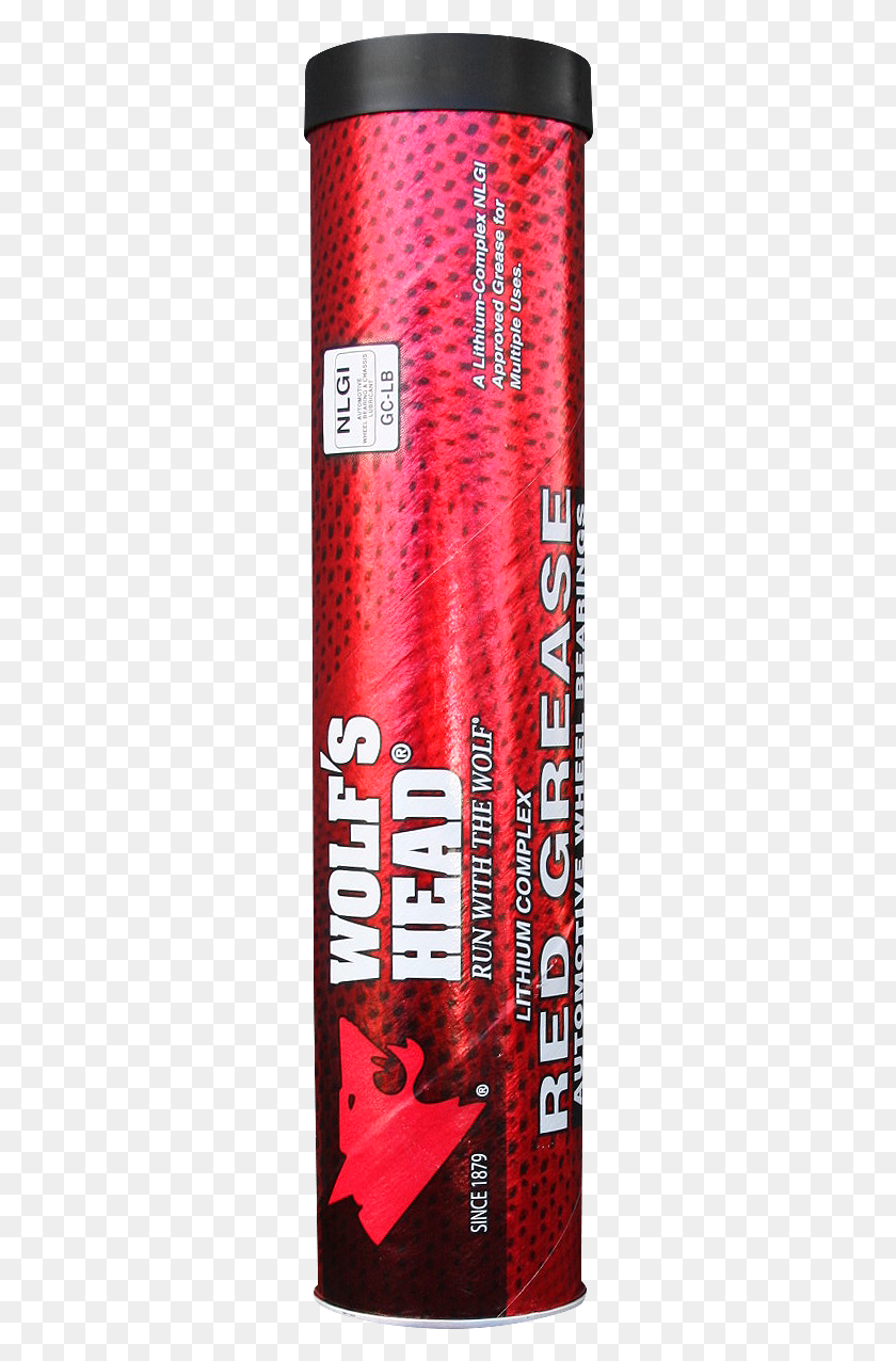 272x1216 Tube Hi Res Image Wolf39s Head Red Grease, Tin, Can, Beverage HD PNG Download