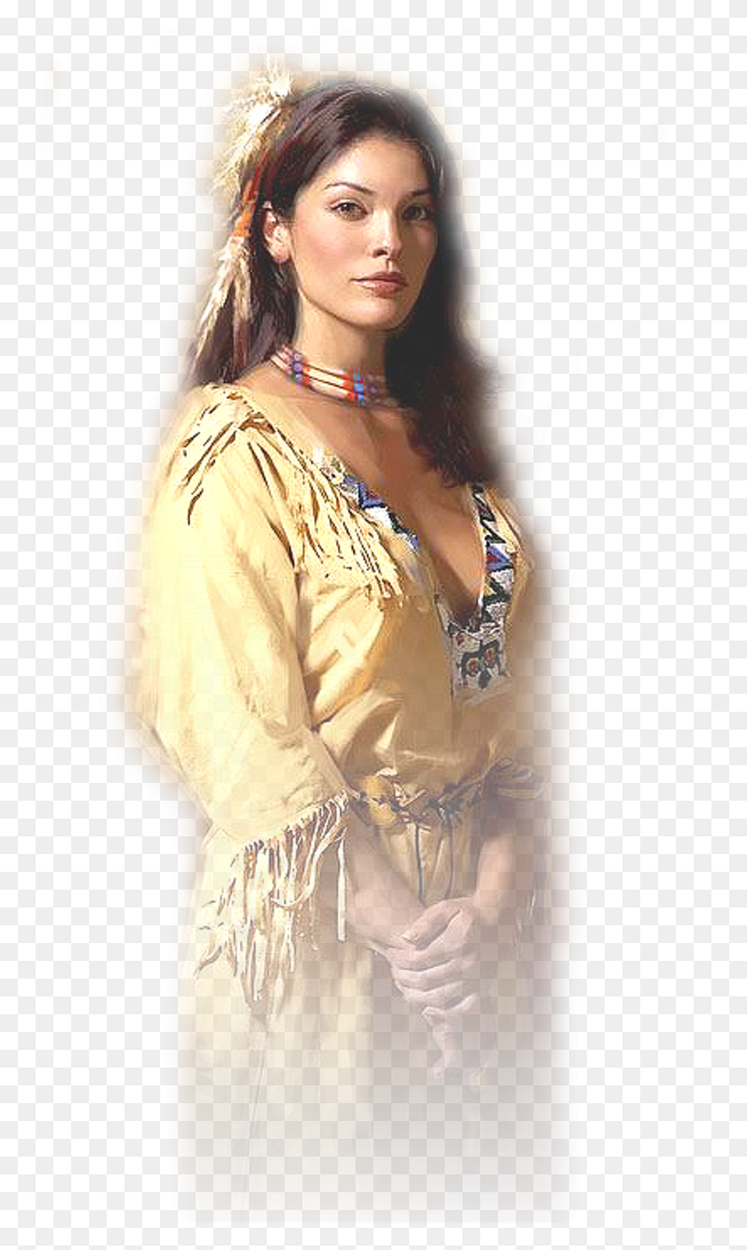 766x1345 Tubes Femmes Pour Vos Cras Paintings Native American Women, Clothing, Person, Costume HD PNG Download