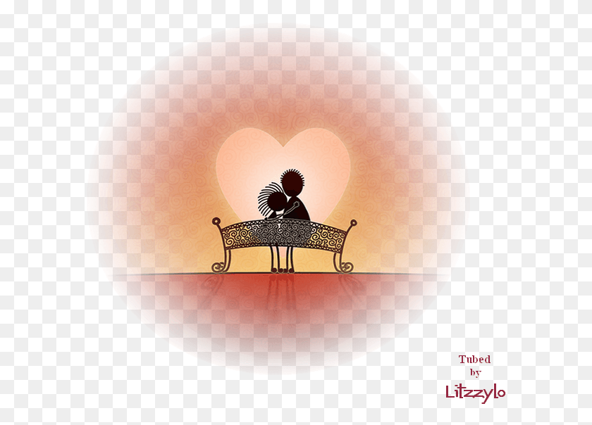 596x544 Tubes Parejas Love Of My Eternity, Furniture, Lamp, Chair HD PNG Download