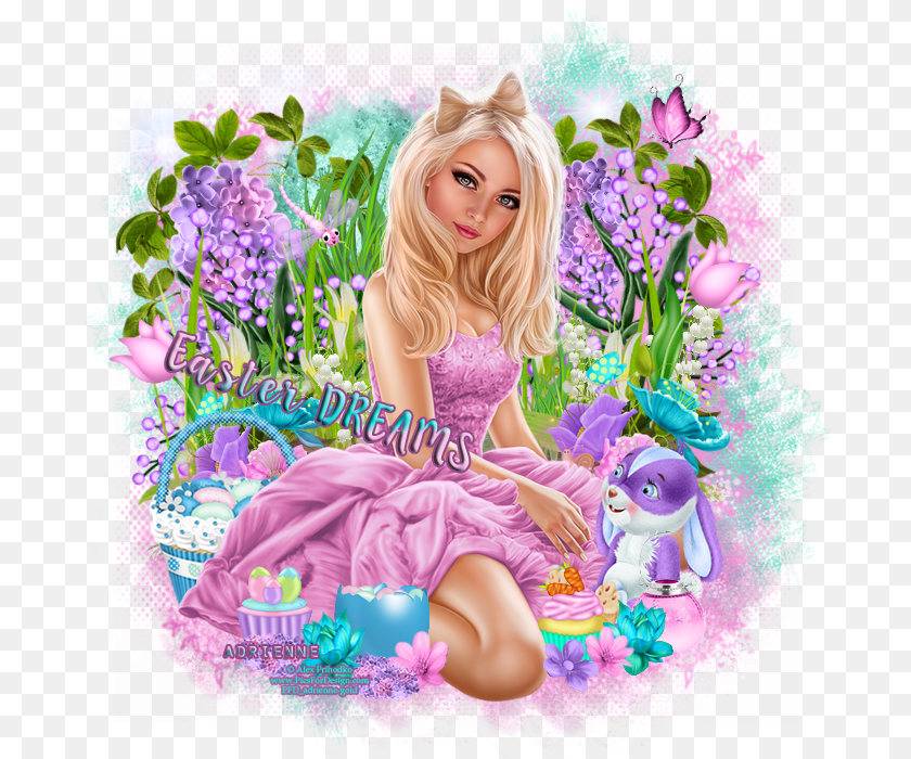 700x700 Tulip, Purple, Adult, Person, Female Clipart PNG