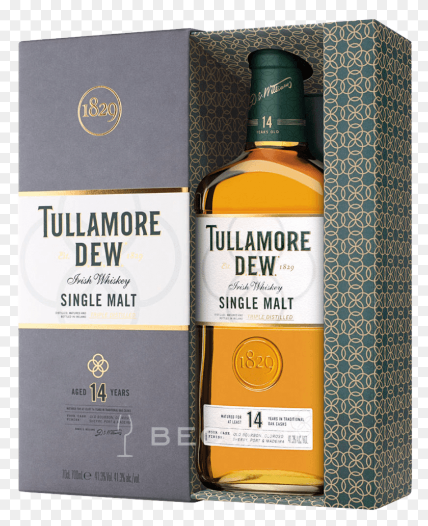 867x1081 Tullamore Dew Single Malt 14 Year Old 07 L Tullamore Dew Single Malt, Liquor, Alcohol, Beverage HD PNG Download