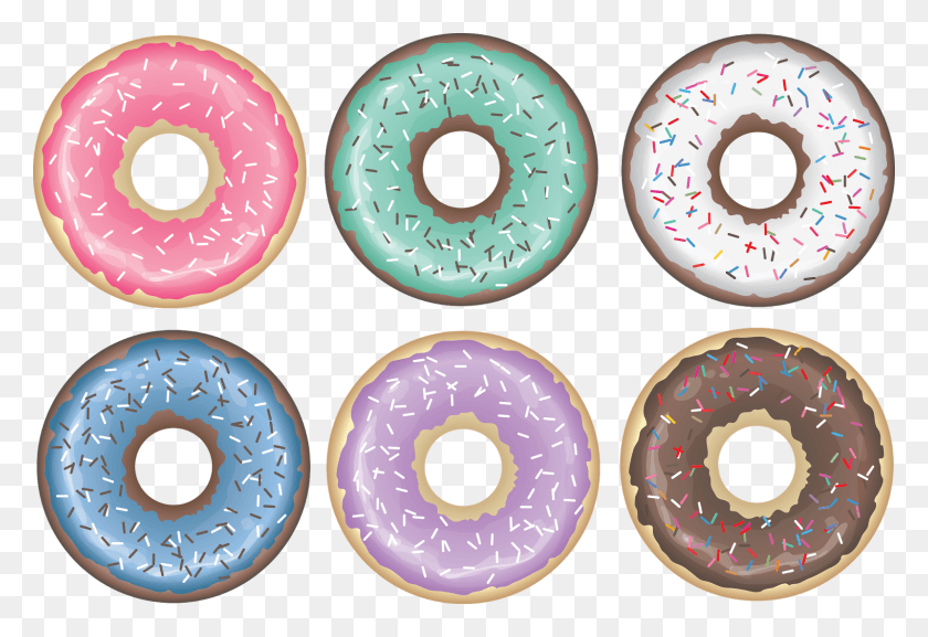 1600x1062 Tumblr Circle Transparent Background Donuts Clip Art, Pastry, Dessert, Food HD PNG Download