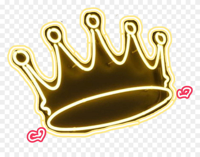 1117x860 Descargar Png Tumblr Corona Tiara Men Diadema Gold Dorado Yellow Stickers De Coronas, Crown, Jewelry, Accessories Hd Png
