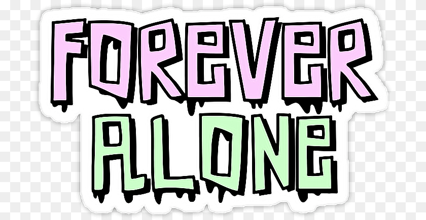 713x435 Tumblr Forever Alone Foreveralone Pink Freetoedit Clip Art, Text, Scoreboard Clipart PNG