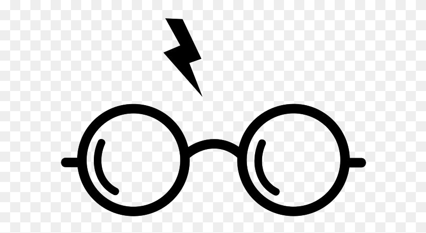 608x401 Descargar Png / Gafas Tumblr, Foto Simbolo De Harry Potter, Accesorios, Accesorio, Gafas Hd Png