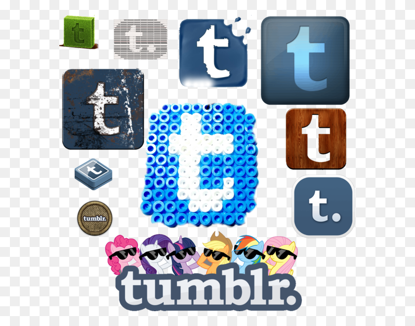 599x600 Tumblr Icons Pack Icon, Текст, Число, Символ Hd Png Скачать