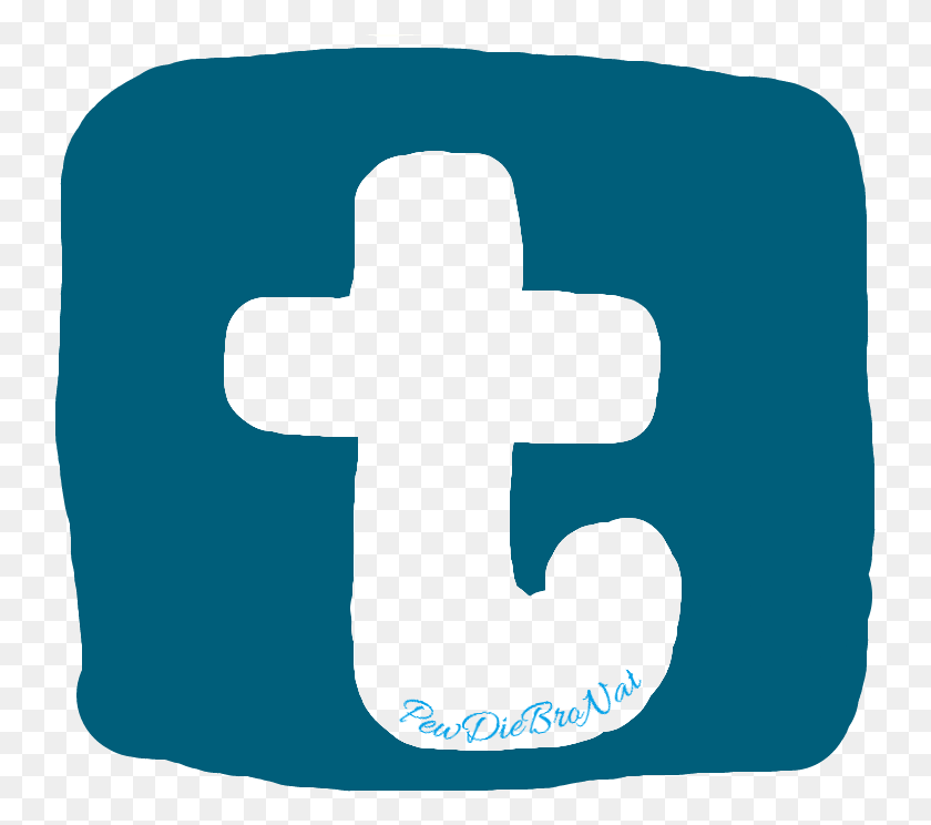 741x684 Логотип Tumblr На Прозрачном Фоне, Крест, Алфавит, Текст, Символ Hd Png Скачать