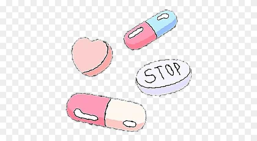 412x400 Tumblr Таблетки Лекарства Цветные Пастиллы Love Pastillas Dibujo, Капсула, Таблетки Hd Png Скачать