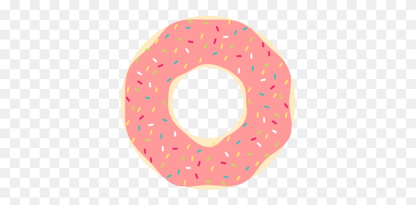 355x355 Tumblr Transparent Donut Circle, Pastry, Dessert, Food HD PNG Download