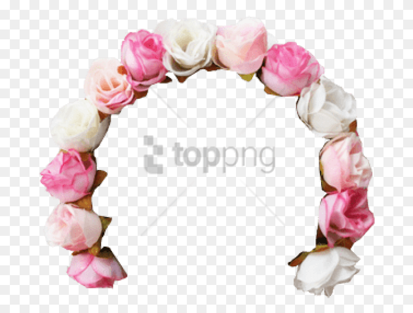 685x577 Tumblr Transparent Flower Crown Image With Transparent Cintillo De Flores, Plant, Blossom, Petal HD PNG Download