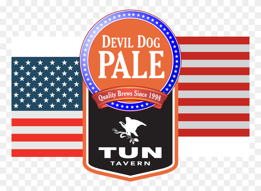 767x556 Tun Tavern Beer Devi American Flag, Label, Text, Flag HD PNG Download