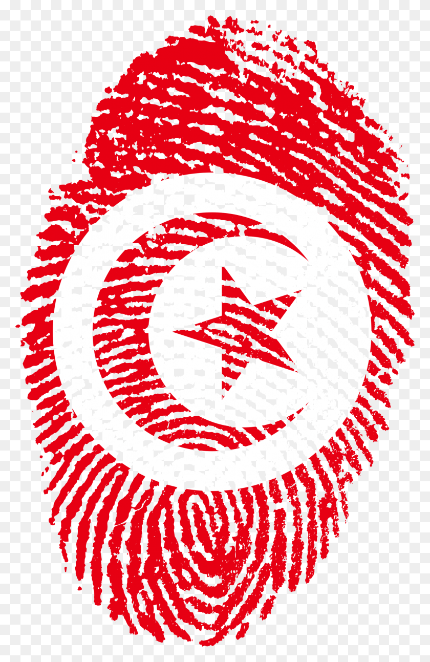 1573x2488 Tunisia Flag Fingerprint Country 654165 Uae Flag Fingerprint, Rug, Text, Number HD PNG Download