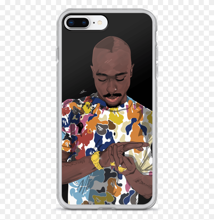 438x803 Tupac X Bape Phone Case Broken Promise Case Iphone, Mobile Phone, Electronics, Cell Phone HD PNG Download