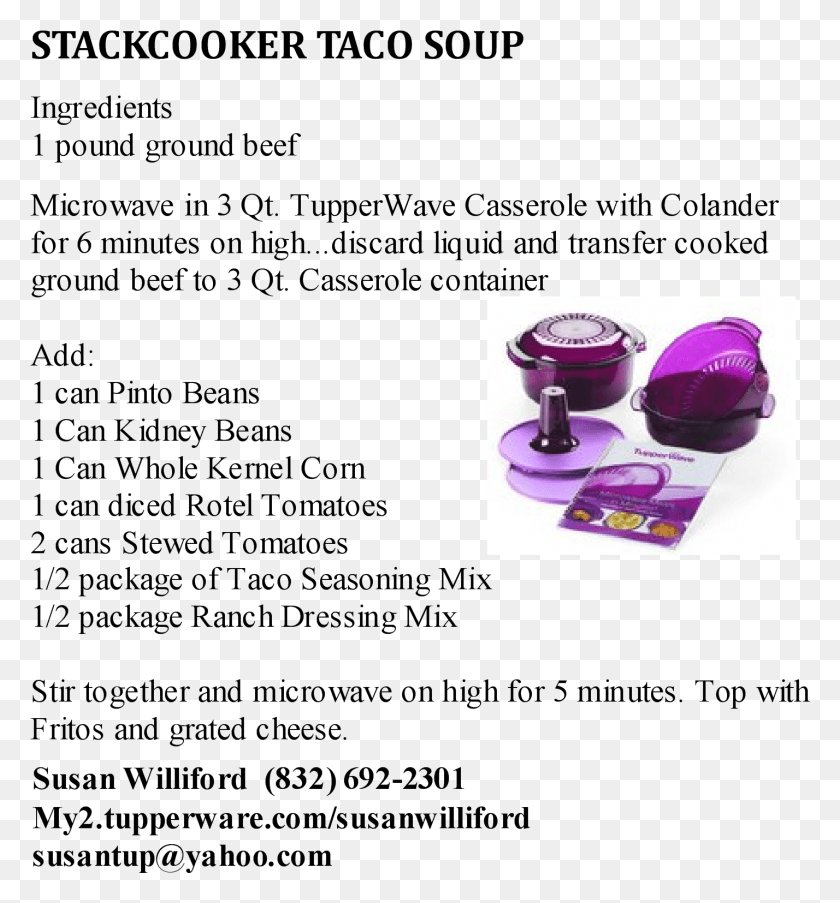1428x1545 Tupperware Stackcooker Taco Soup Сьюзан Уиллифорд 692 2301 Косметика, Мегаполис, Город, Городской Hd Png Загрузить