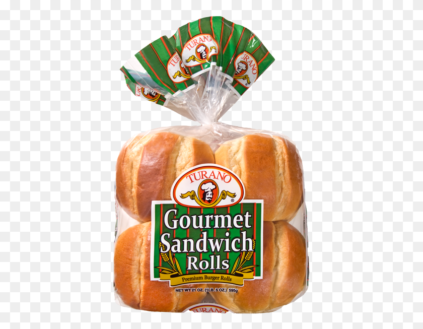 391x593 Turano Gourmet Sandwich Rolls, Bread, Food, Bun HD PNG Download