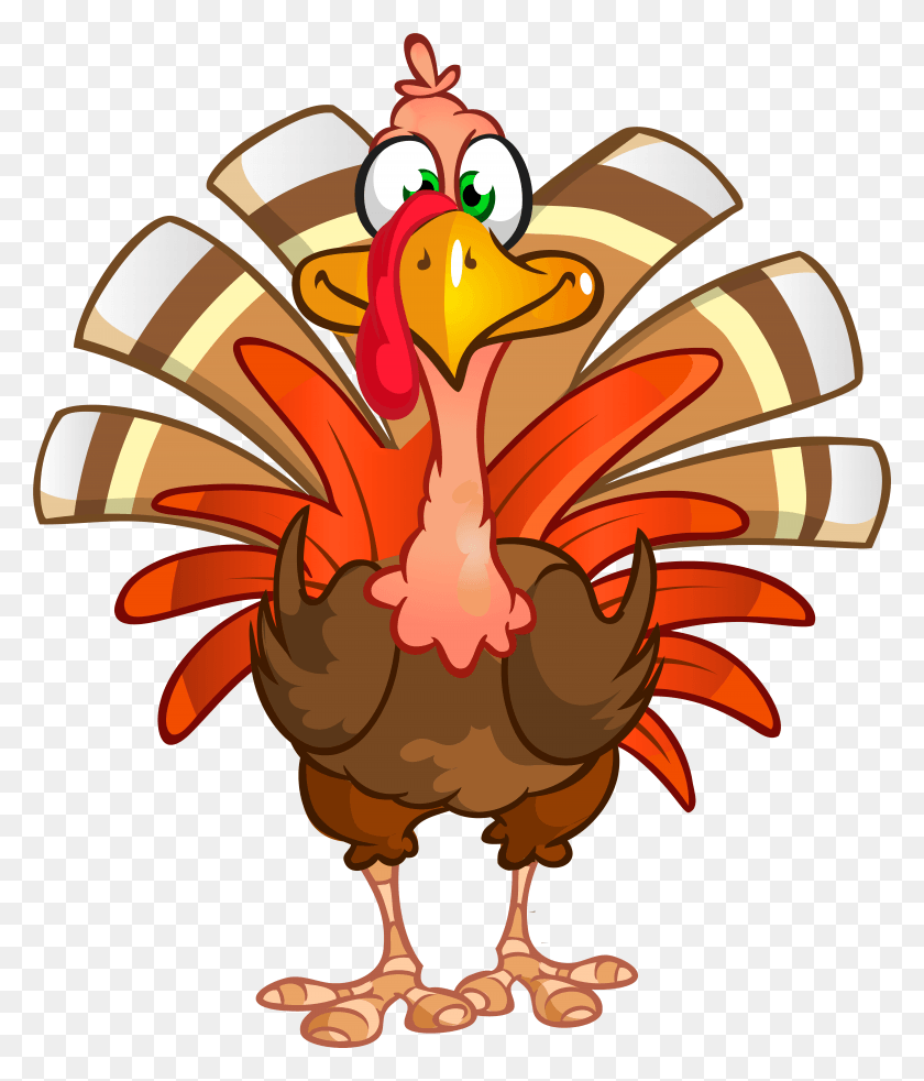 6500x7691 Turkey Clip Art, Animal, Bird, Poultry HD PNG Download