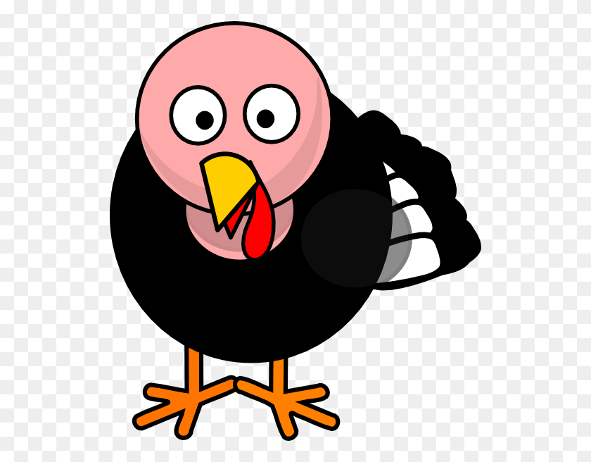528x596 Turkey Clip Art At Clker Cartoon Chicken Transparent Background, Bird, Animal, Vulture HD PNG Download