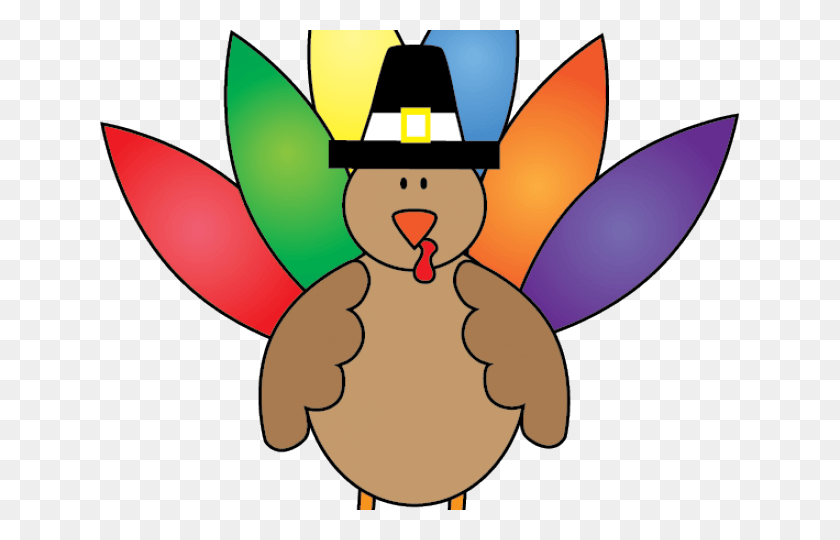 640x480 Turkey Clipart Clipart Colorful Turkey, Clothing, Apparel, Hat HD PNG Download