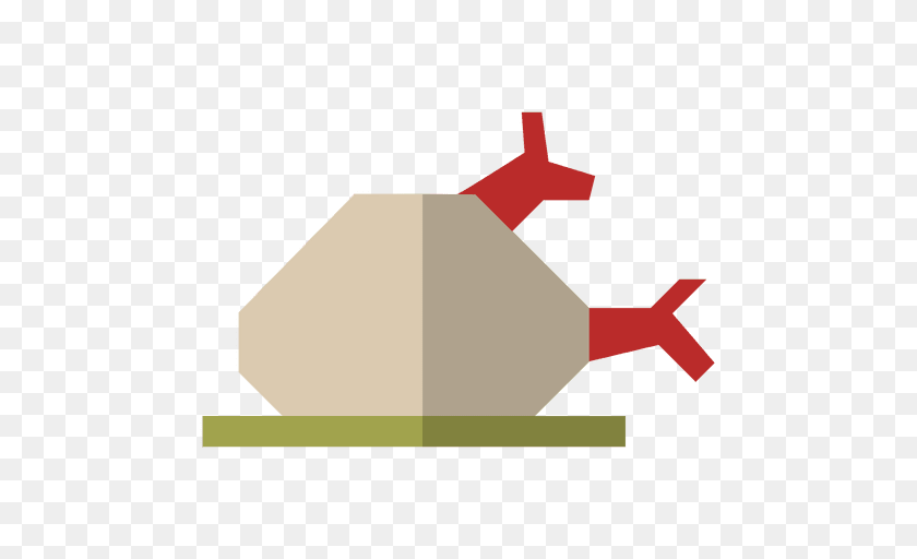 512x512 Turkey Dinner Flat Icon, First Aid, Ammunition, Bomb, Weapon PNG