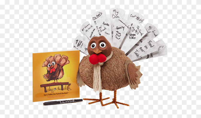 574x435 Turkey On The Table, Text, Toy, Food HD PNG Download