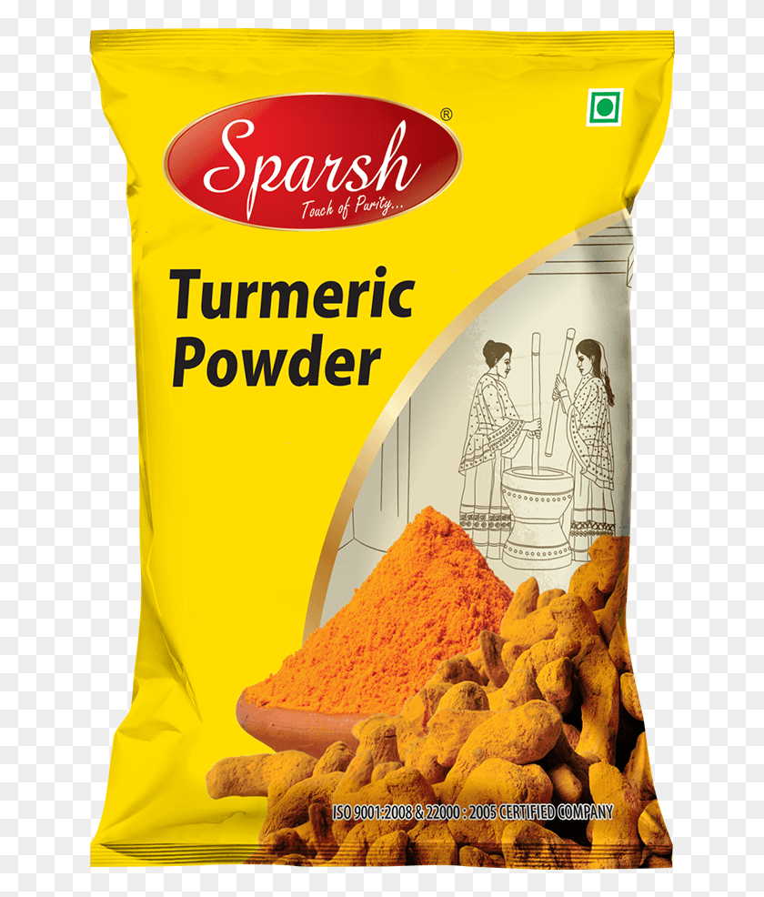 645x926 Turmeric Powder Sparsh Turmeric Powder, Food, Person, Human HD PNG Download