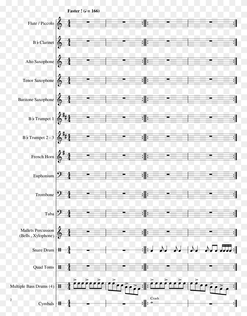 773x1013 Turn Down For What Sheet Music Composed By Arranged Turn Down For What On The Alto Saxophone, Gray, World Of Warcraft HD PNG Download