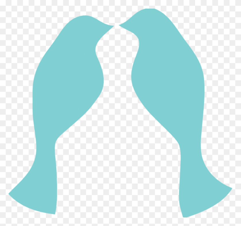 850x794 Turquoise Clipart Bird Silhouette Love Bird Silhouette, Tie, Accessories HD PNG Download