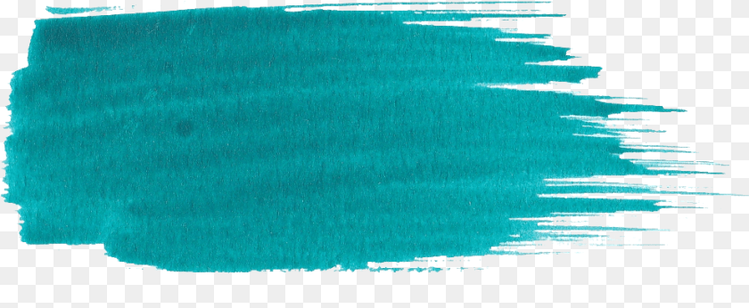 988x407 Turquoise Paint Brush Stroke Teal Brush Stroke, Land, Nature, Outdoors, Sea PNG