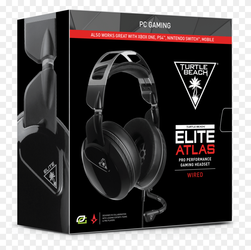 1167x1159 Turtle Beach Launches Atlas Series Of Wired Gaming Turtle Beach Elite Atlas, Electronics, Headphones, Headset HD PNG Download