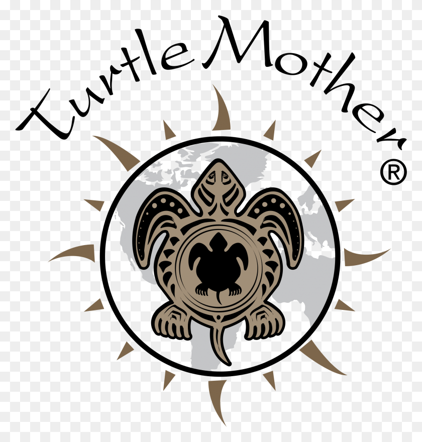 1891x1989 Turtle Mother Logo Transparent Turtle, Symbol, Emblem, Logo HD PNG Download