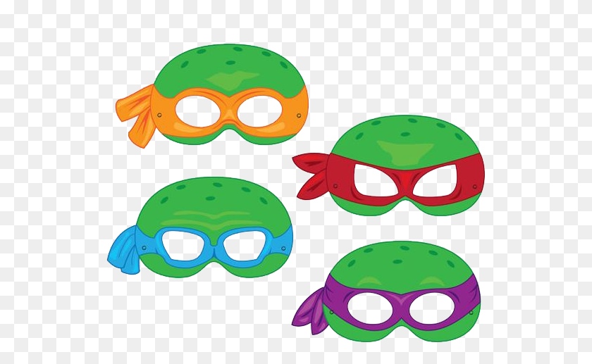 539x457 Turtle Teenage Mutant Turtles Mask Ninja Leonardo Clipart Ninja Turtle Mask Clipart, Sunglasses, Accessories, Accessory HD PNG Download