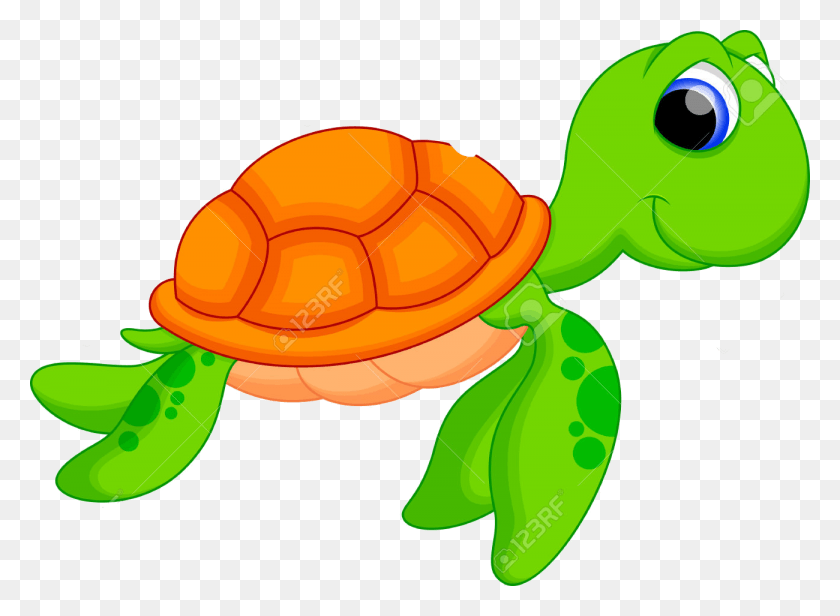 1300x927 Turtle Vector Sea Turtle Cartoon, Tortoise, Reptile, Sea Life HD PNG Download