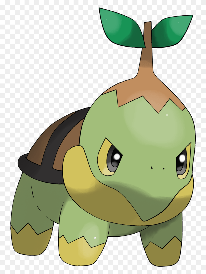 756x1056 Turtwig Pokemon Turtwig No Background, Plant, Green, Vegetable HD PNG Download