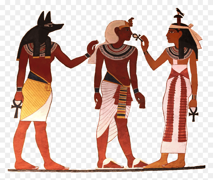 1134x942 Тутанхамон Люди Древняя Египетская Питьевая Вода, Человек, Человек, Танцевальная Поза Hd Png Скачать
