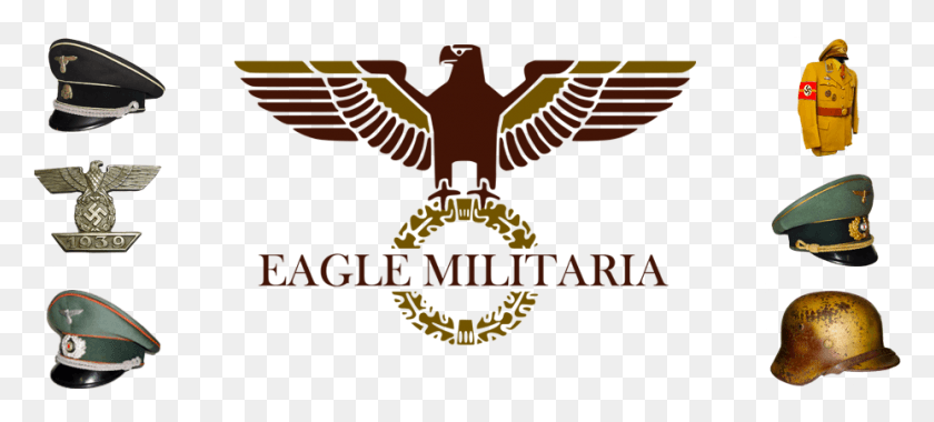 928x381 Tutto Il Materiale Militare Uniformologico E Accessoristico German Eagle, Bird, Animal, Helmet HD PNG Download