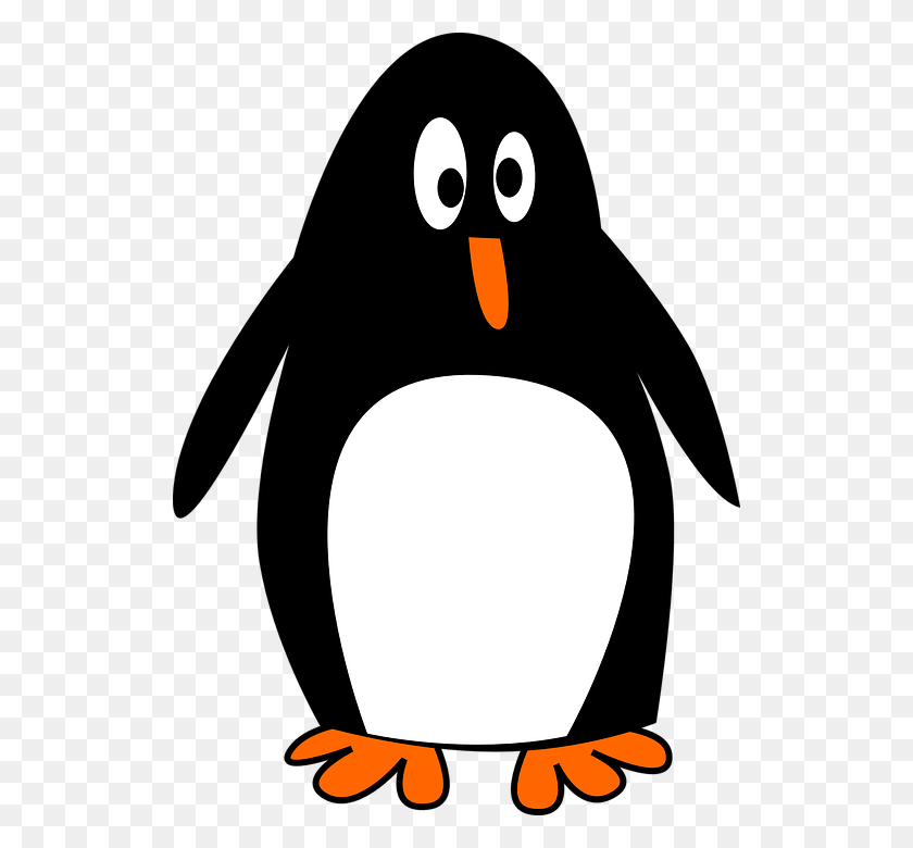 522x720 Смокинг Пингвин Животное Птица Linux Милый Unix Талисман Пингвин Клипарт, Король Пингвин Hd Png Скачать