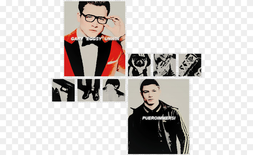 Tuxedo, Art, Collage, Adult, Person PNG