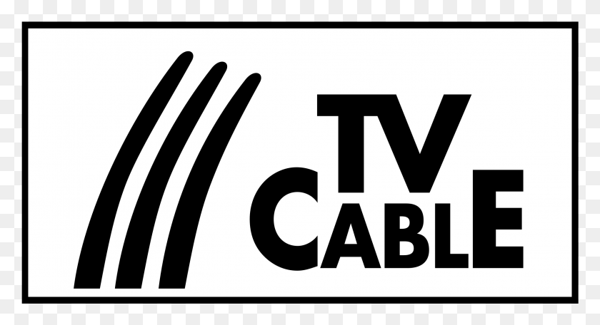 2191x1113 Descargar Png Tv Cable Logo Transparente Cable Tv Logo Transparente, Etiqueta, Texto, Word Hd Png