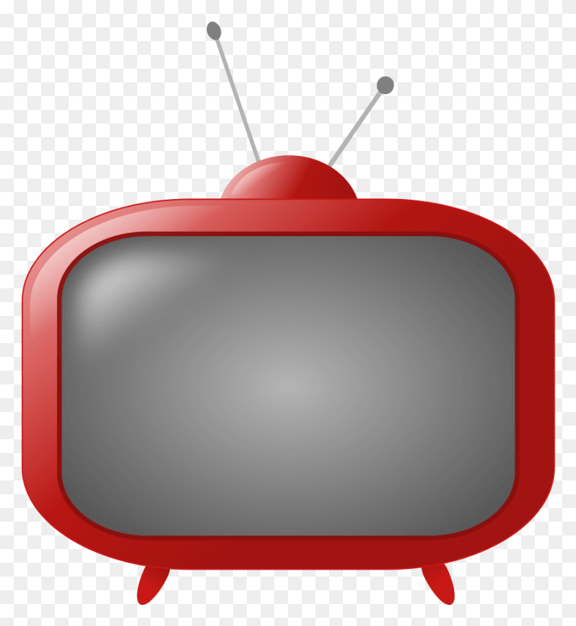 866x947 Tv Clipart Vector Tv, Lamp, Monitor, Screen HD PNG Download