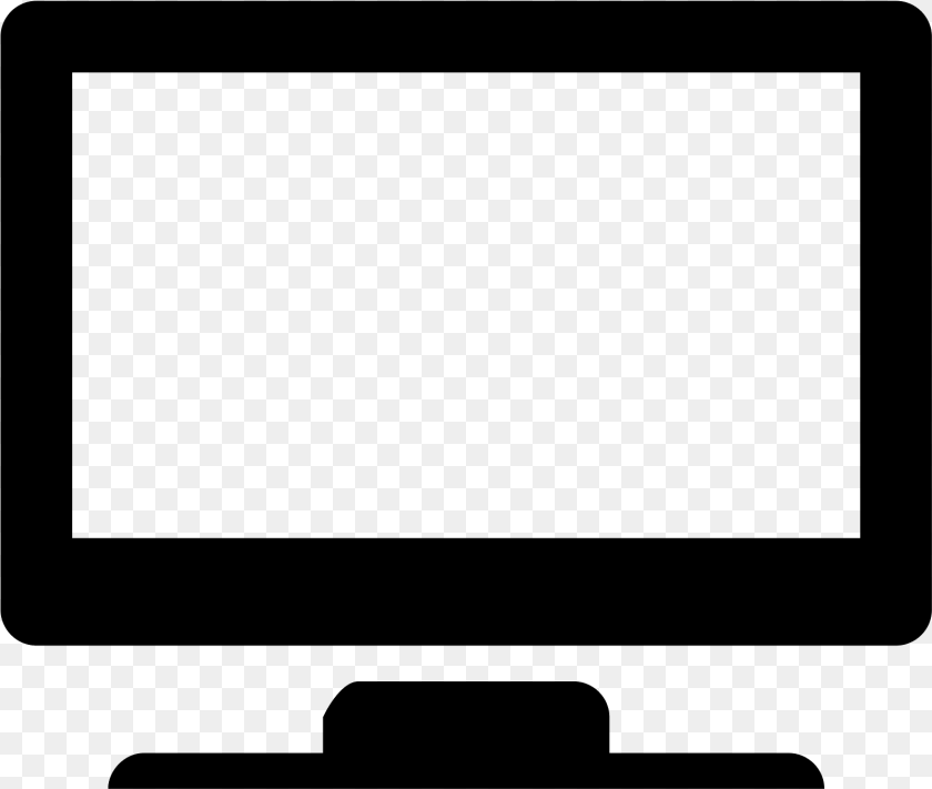 Tv Icon, Gray Clipart PNG