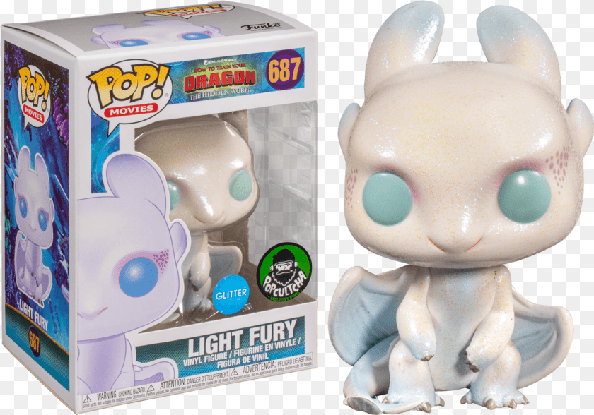 1301x911 Tv Movies U0026 Video Games Toys Funko Pop How Light Fury Funko Pop, Plush, Toy, Face, Head Clipart PNG