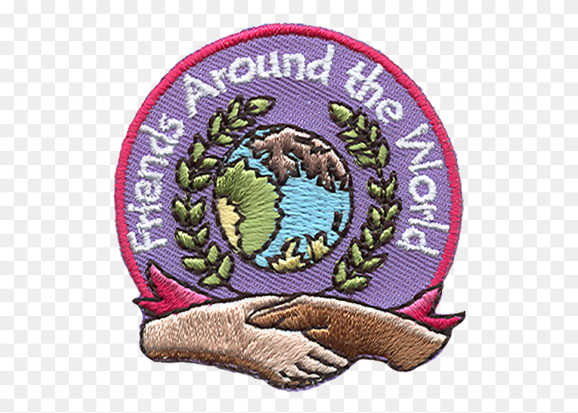 516x541 Tv Scouts Around The World Patch, Rug, Logo, Symbol HD PNG Download