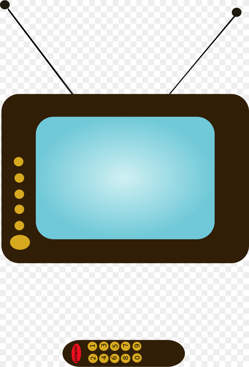 1301x1920 Tv Set Clipart, Computer Hardware, Electronics, Hardware, Monitor PNG