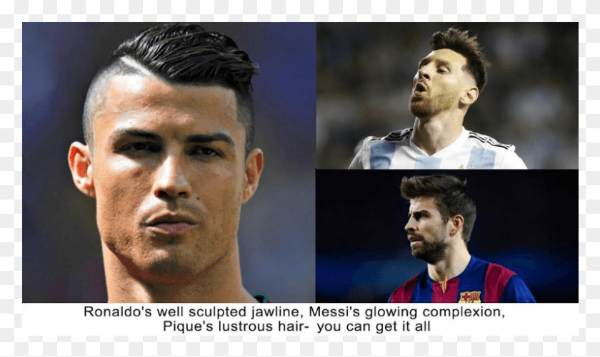 797x451 Tvacha Decodes Football39s Most Desirable Cristiano Ronaldo Frisur 2019, Face, Person, Human HD PNG Download