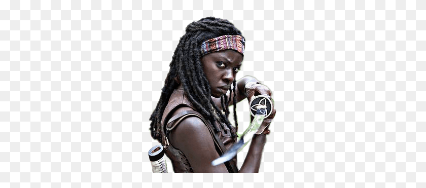 260x311 Twd Michonne Danai Gurira The Walking Dead Season, Tribe, Person, Human HD PNG Download