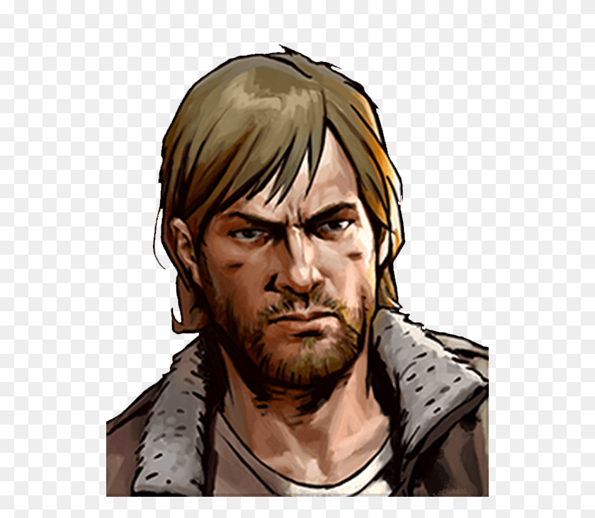 540x672 Twd Road To Survival Rick, Persona, Humano, Rostro Hd Png