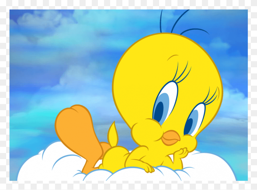 801x577 Tweety Pies Print Picture On A4 Tweety Bird, Balloon, Ball HD PNG Download