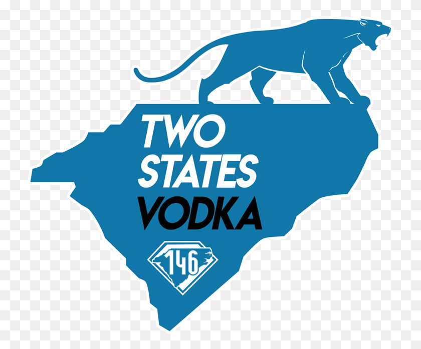 732x637 Twenty Five Years Ago The Carolinas Became Home To Carolina Panthers Two States Logo, Mammal, Animal, Label HD PNG Download